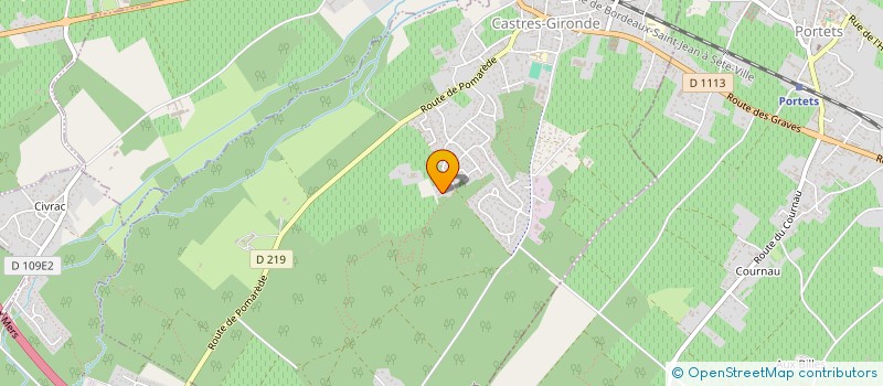 localisation de l'entreprise ELEONORE  CASTRES-GIRONDE