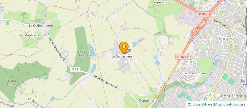 localisation de l'entreprise ELEONORE INVEST à LA ROCHE-SUR-YON
