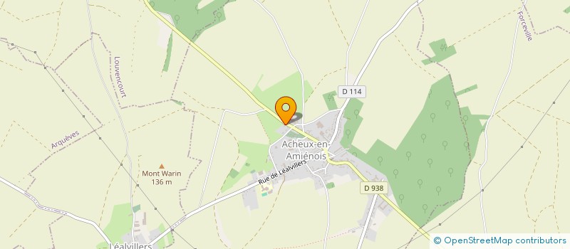 localisation de l'entreprise ELEONORE JOURDREN, NOTAIRE  ACHEUX-EN-AMIENOIS