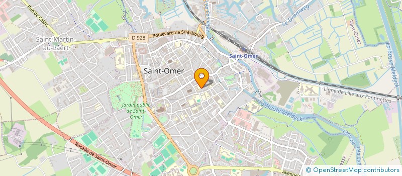 localisation de l'entreprise ELEONORE MARTIN  SAINT-OMER