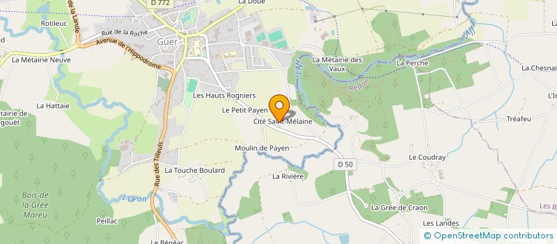 localisation de l'entreprise ELEOS  GUER