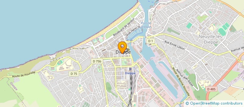 localisation de l'entreprise ELEOS à DIEPPE