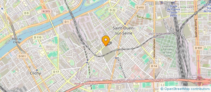 localisation de l'entreprise ELEOS DISTRIBUTION ENR à SAINT-OUEN-SUR-SEINE