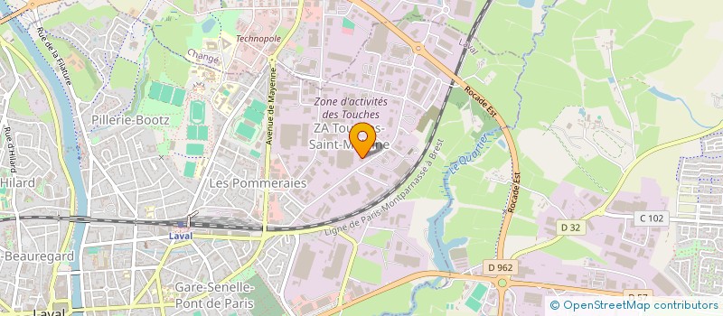 localisation de l'entreprise ELEOS INDUSTRIE  LAVAL