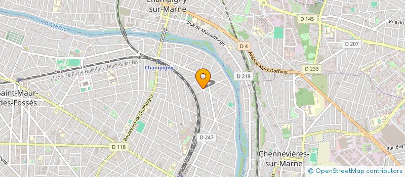 localisation de l'entreprise ELEOS INGENIERIE à SAINT-MAUR-DES-FOSSES