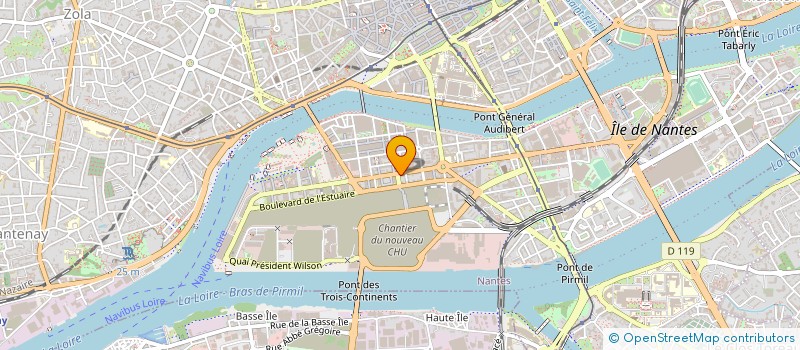 localisation de l'entreprise ELEPHA  NANTES