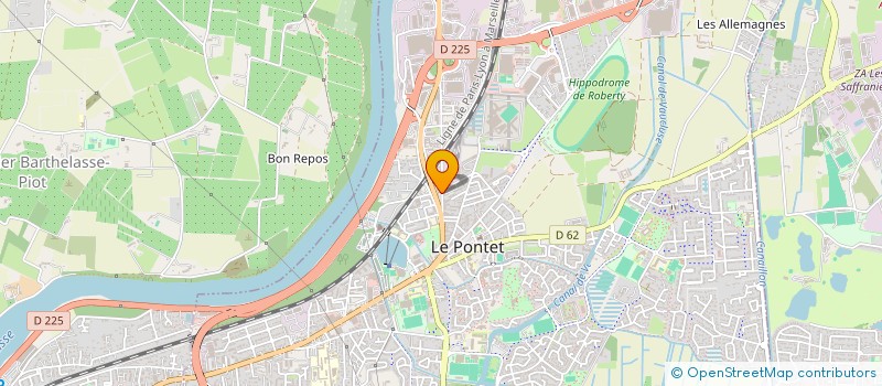 localisation de l'entreprise ELEPHANT AVIGNON  LE PONTET