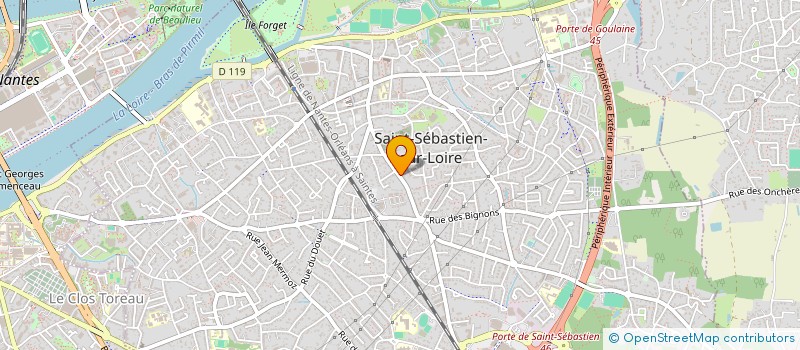 localisation de l'entreprise ELEPHANT JOLI MAIS VENENEUX  SAINT-SEBASTIEN-SUR-LOIRE