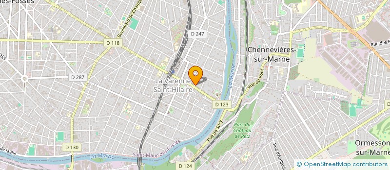 localisation de l'entreprise ELEPHANT ROSE à SAINT-MAUR-DES-FOSSES