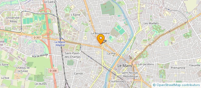 localisation de l'entreprise ELEPHANT ROUGE à LE MANS
