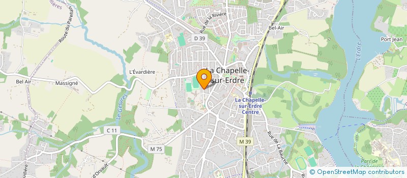 localisation de l'entreprise ELERWEST à LA CHAPELLE-SUR-ERDRE