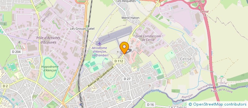 localisation de l'entreprise ELES DISTRIBUTION  ALENCON