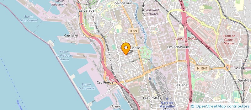 localisation de l'entreprise ELESCA à MARSEILLE