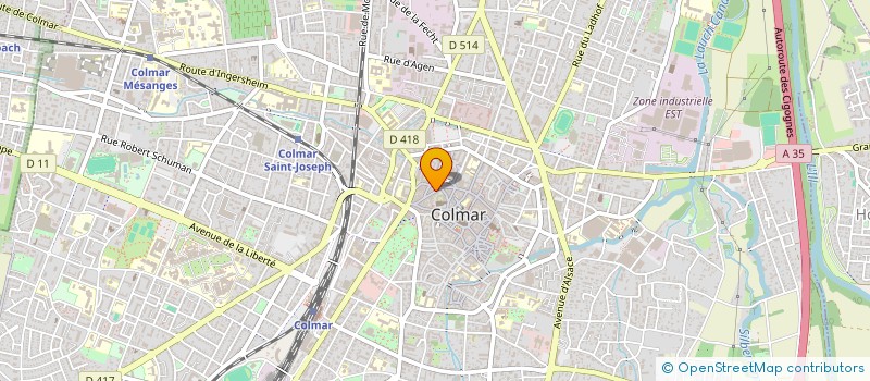 localisation de l'entreprise ELESCO  COLMAR