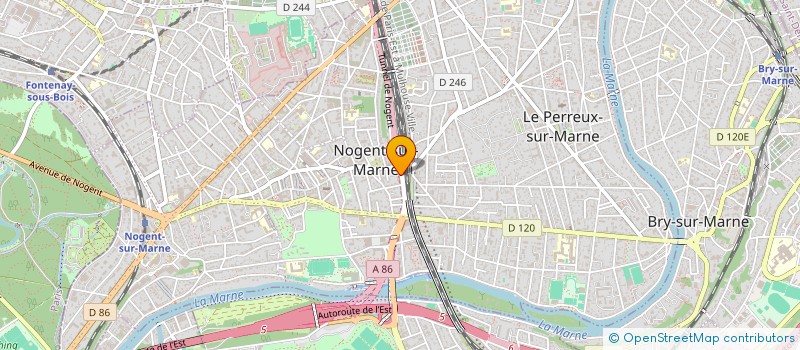 localisation de l'entreprise ELESKA INGENIERIE à NOGENT-SUR-MARNE