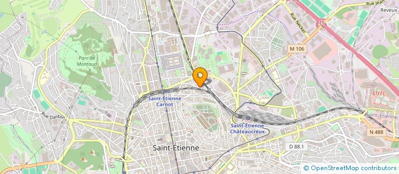 localisation de l'entreprise ELESSAR  SAINT-ETIENNE