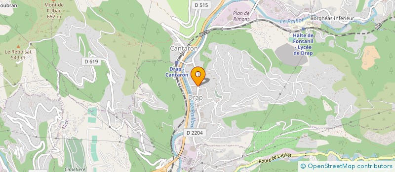 localisation de l'entreprise ELETTARIA  DRAP