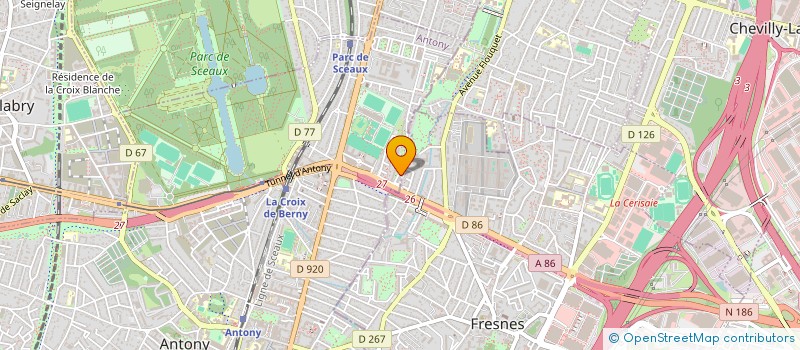 localisation de l'entreprise ELEUCH CONSULTING à ANTONY