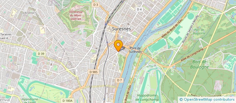 localisation de l'entreprise ELEUSIS à SURESNES