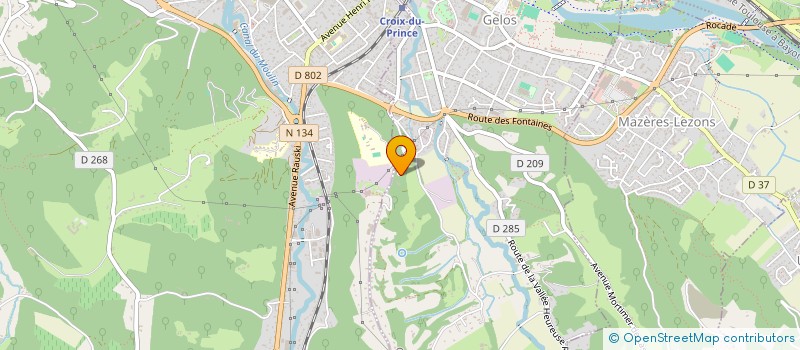 localisation de l'entreprise ELEUSIS à GELOS