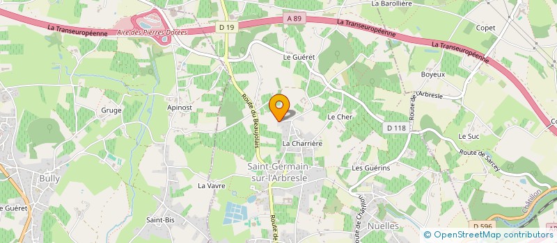 localisation de l'entreprise ELEUSIS ARTIS  SAINT-GERMAIN-NUELLES