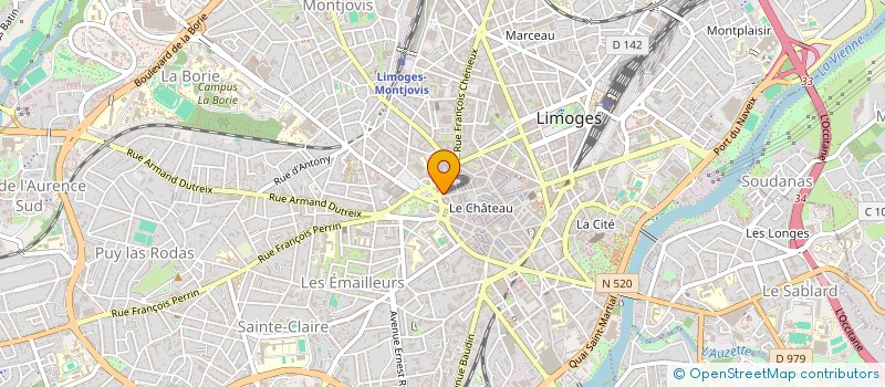 localisation de l'entreprise ELEUSIS ASSURANCES à LIMOGES