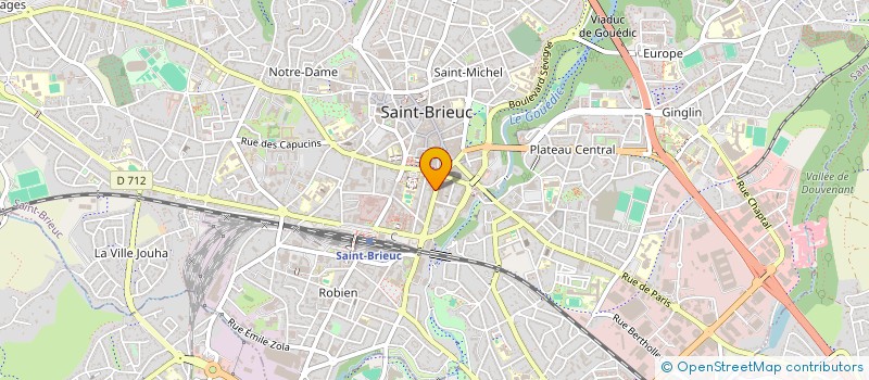 localisation de l'entreprise ELEUSIS COMMUNICATION à SAINT-BRIEUC