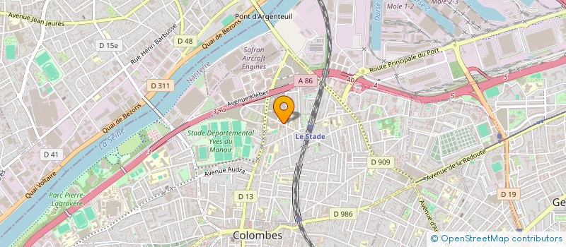 localisation de l'entreprise ELEUSIS INFORMATIQUE à COLOMBES