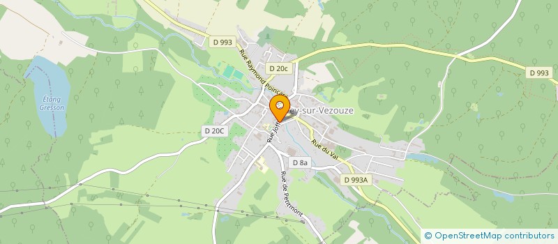 localisation de l'entreprise ELEUTERIO CHAUFFAGE SANITAIRE à CIREY-SUR-VEZOUZE