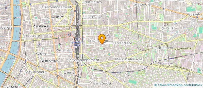 localisation de l'entreprise ELEUTHERA  LYON