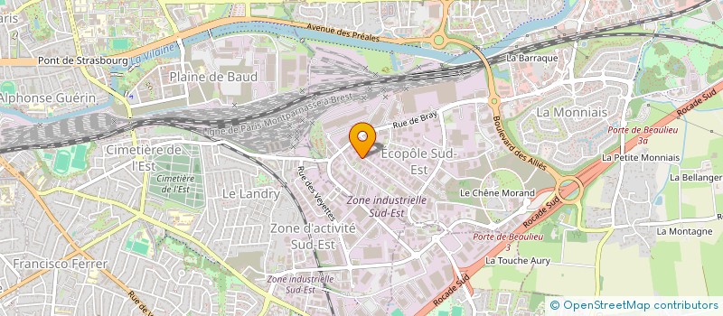 localisation de l'entreprise ELEUTHERA  CESSON-SEVIGNE