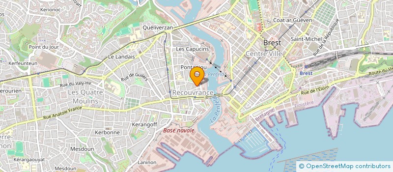 localisation de l'entreprise ELEUTHERIA  BREST