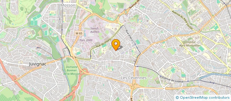 localisation de l'entreprise ELEUTHERIA à MONTPELLIER