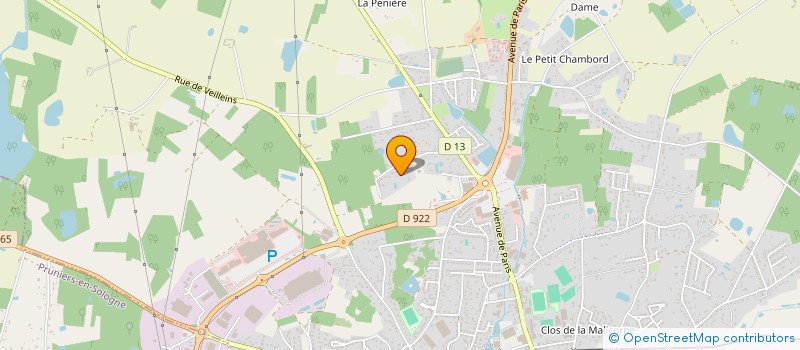 localisation de l'entreprise ELEUTHERIA  ROMORANTIN-LANTHENAY