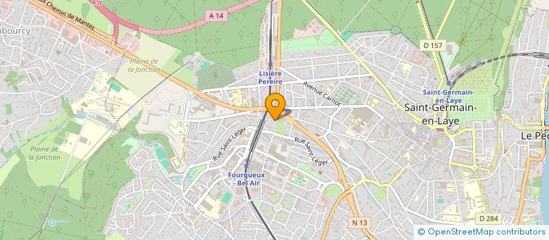 localisation de l'entreprise ELEUTHERIA INVESTISSEMENT  SAINT-GERMAIN-EN-LAYE