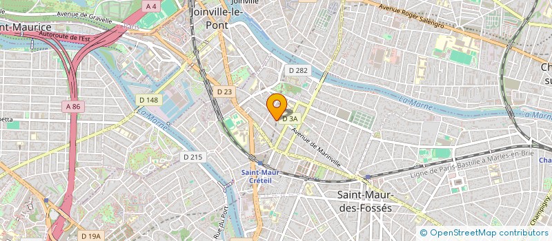 localisation de l'entreprise ELEV-AGE à SAINT-MAUR-DES-FOSSES