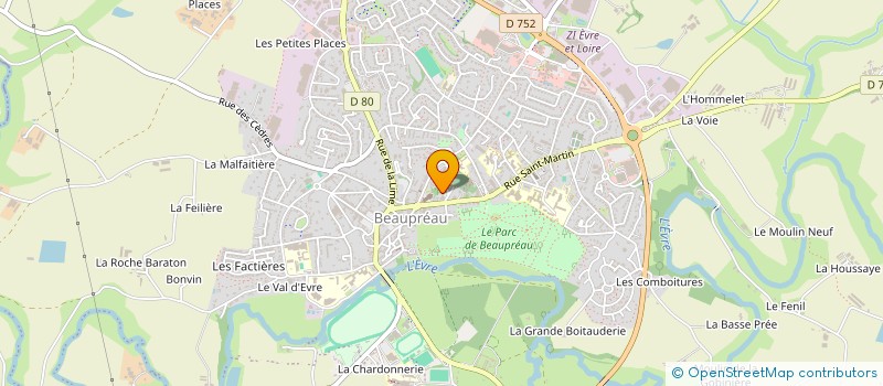 localisation de l'entreprise ELEV'ED  BEAUPREAU-EN-MAUGES