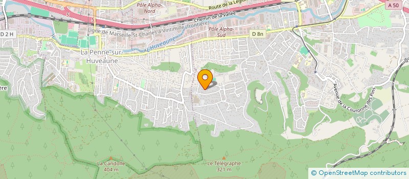 localisation de l'entreprise ELEV'N CORPORATE  AUBAGNE