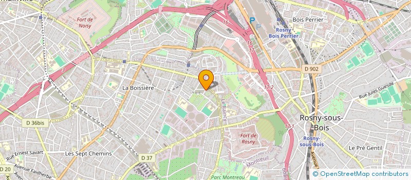 localisation de l'entreprise ELEVA  PARIS