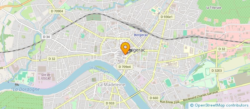 localisation de l'entreprise ELEVA à BERGERAC