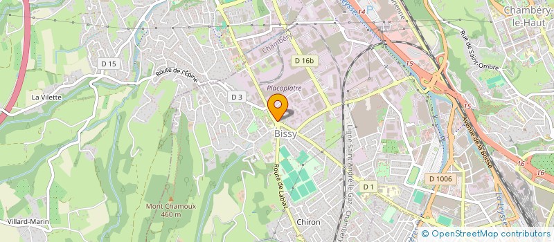 localisation de l'entreprise ELEVA DRONE 73  CHAMBERY