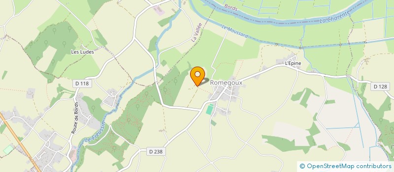 localisation de l'entreprise ELEVAGE AL CHAME  ROMEGOUX