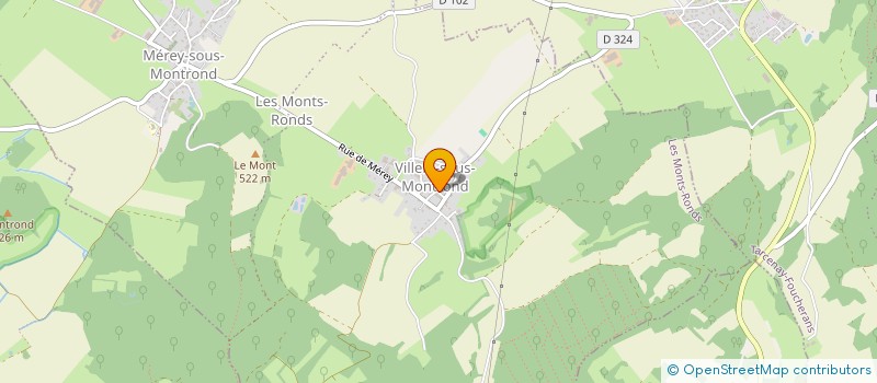 localisation de l'entreprise ELEVAGE ALM  LES MONTS-RONDS