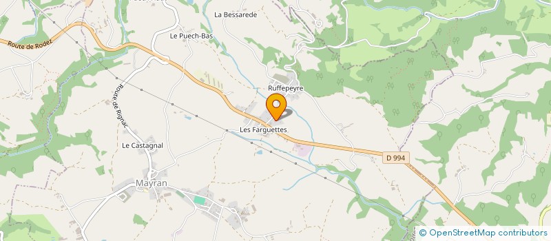 localisation de l'entreprise ELEVAGE AVICOLE DE MAYRAN à MAYRAN