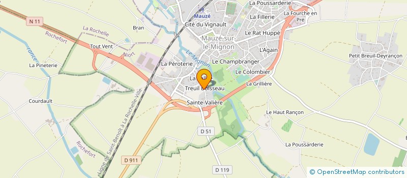 localisation de l'entreprise ELEVAGE AVICOLE DU MOULIN à LE BOURDET