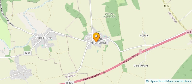 localisation de l'entreprise ELEVAGE AVICOLE ST GEORGES SARL DANO à VILLEMAREUIL