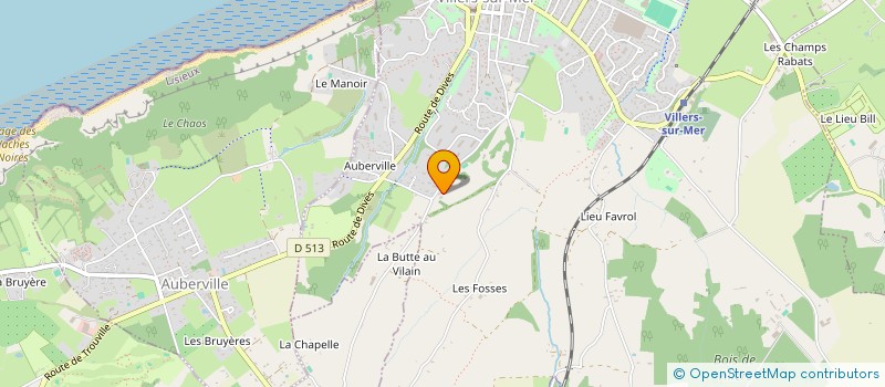 localisation de l'entreprise ELEVAGE BOUZIN SARL à SAINT-VAAST-EN-AUGE