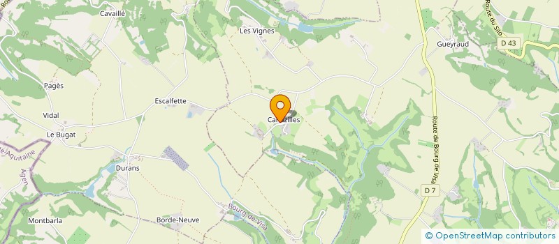 localisation de l'entreprise ELEVAGE CANAZILLES  BRASSAC