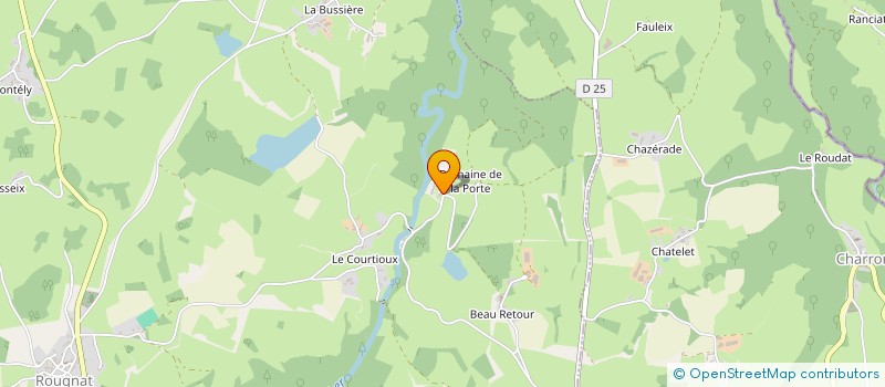 localisation de l'entreprise ELEVAGE CHATEAUBODEAU  ROUGNAT