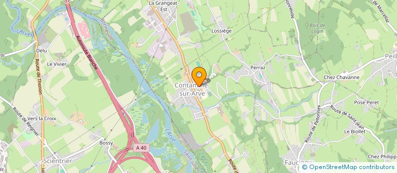 localisation de l'entreprise ELEVAGE CONTAMINE  CONTAMINE-SUR-ARVE